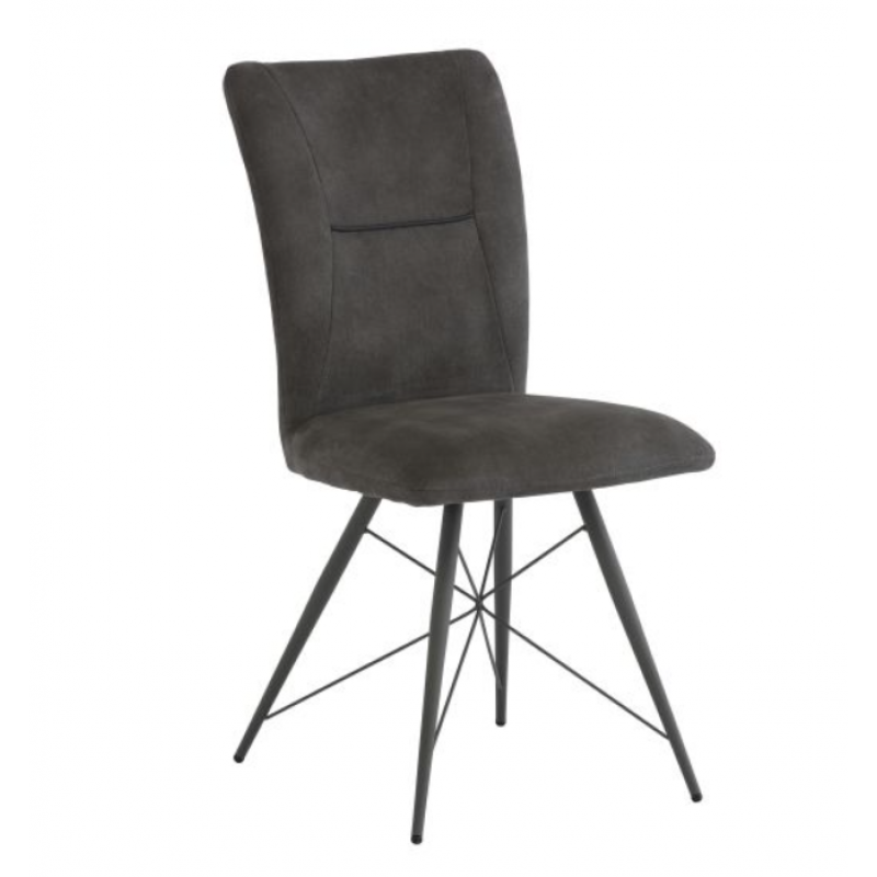 WOF Amalfi Grey Fabric Dining Chair